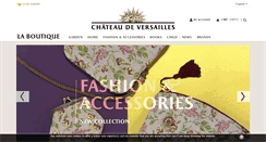Desktop Screenshot of boutique-chateauversailles.fr